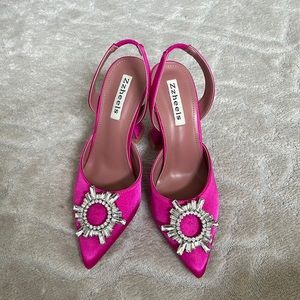 Pink trendy heels